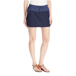 Columbia Blue Two Tone Colorblocked Sandy River UPF 30 Skort